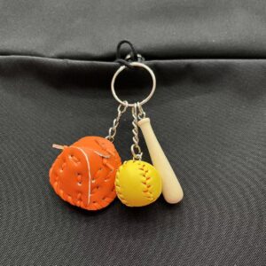 Three-in-one 2cm small yellow ball orange