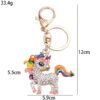O1CN01XETHer1VbMsvJDFtz_2146522671-0-cib Wholesale Zinc Alloy Diamond Studded Unicorn Keychain