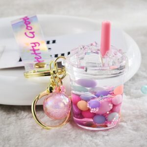 Leather cord style [pink] / Light gold buckle + iceberg + bell