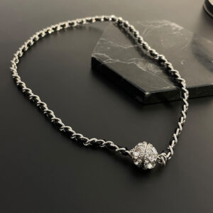 Sucker Necklace Silver