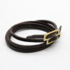 Wholesale Genuine Leather Multi-layer Mother Buckle Leather Bracelets