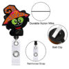 Wholesale Badge Reels Halloween Cartoon Felt Retractable Keychain