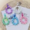 Wholesale Mabei Beaded Plastic Keychain