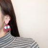 Wholesale Earrings Pixel Wind Acrylic Cute Cartoon