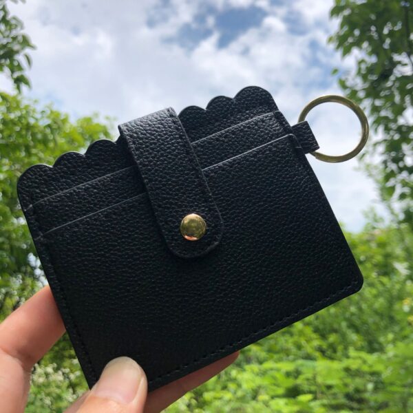 Wholesale PU Card Holder Keychain