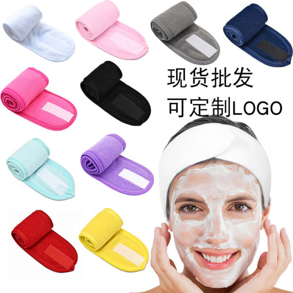 Wholesale Face Wash Polyester Headband