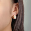 O1CN01XLhPwG2CZYZpueuAZ_3361848488-0-cib Wholesale Chinoiserie Enamel Tulip Alloy Earrings