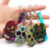 O1CN01XMUOH31czMjun09hg_2211273843671-0-cib Wholesale Day of the Dead Skull Mexican Calavera Acrylic Keychain