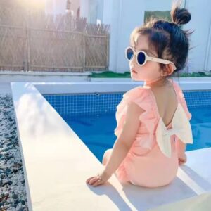 -2 Pink Ruffled Girls / XL height 100-110