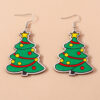 Wholesale Christmas Tree Series Earrings Cartoon Creative Christmas Star Earrings