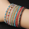 Wholesale Full Diamond Elastic Cord Claw Chain Bracelet