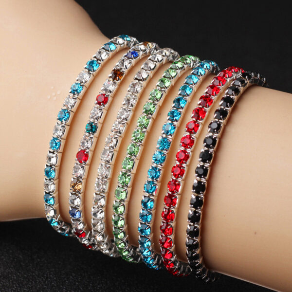 Wholesale Full Diamond Elastic Cord Claw Chain Bracelet