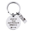Wholesale Stainless Steel Graduation Season Lettering Keychain