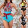 Wholesale One Piece Polyester Swimwear