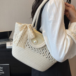 Creamy-white + silk scarf