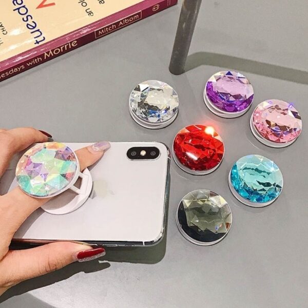 O1CN01XSHQnS1RR3DqpVa4g_2212460452107-0-cib Wholesale Anti Slip Back Cover Type Gemstone Plastic Mobile Phone Holder