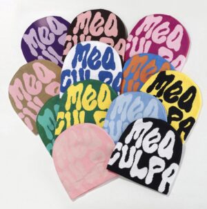 Wholesale Autumn and Winter Alphabet Jacquard Acrylic Beanie