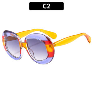 C2-blue frame yellow leg/double Gray piece