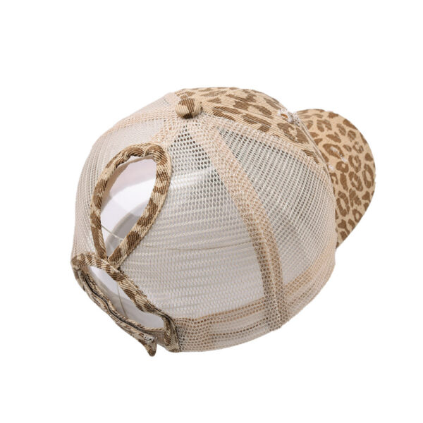 Wholesale New Cotton 26 Letter Label Leopard Print Baseball Cap