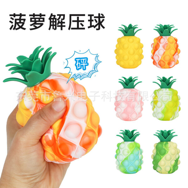 O1CN01XTzewy2GvmEU58bXU_2207826609078-0-cib Wholesale Silicone Pineapple Decompression TOY