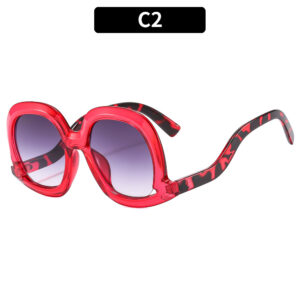 C2-red frame double Gray