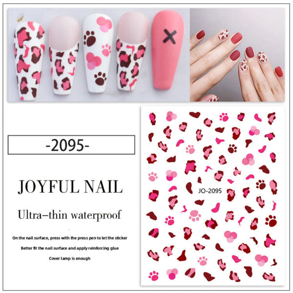 Wholesale Leopard Print Resin Nail Enhancement