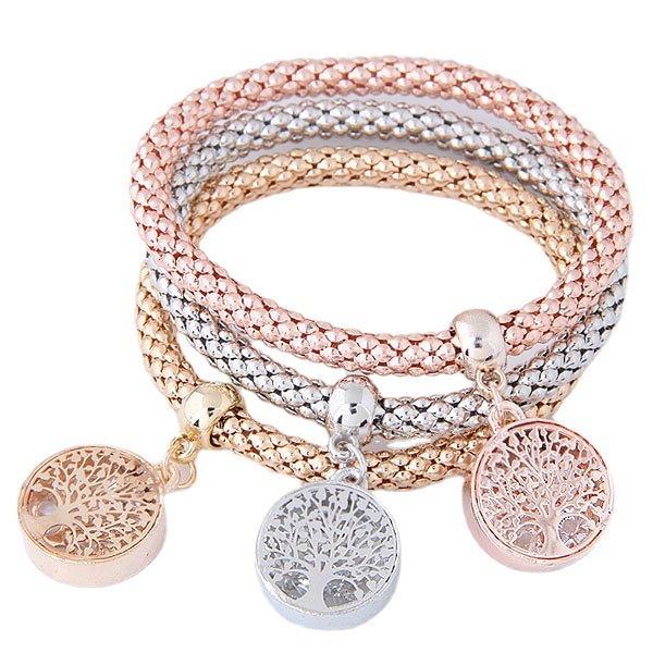 Wholesale Tree Starfish Alloy Bracelet