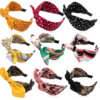 Wholesale Cashew Flower Wide Edge Fabric Headband