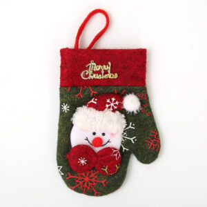 Retro Small Gloves Snowman