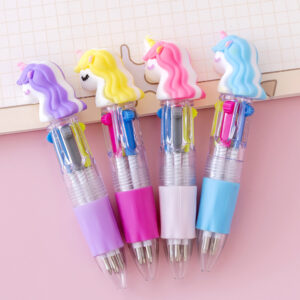 Needle-like 0.7 / Unicorn four color pen
