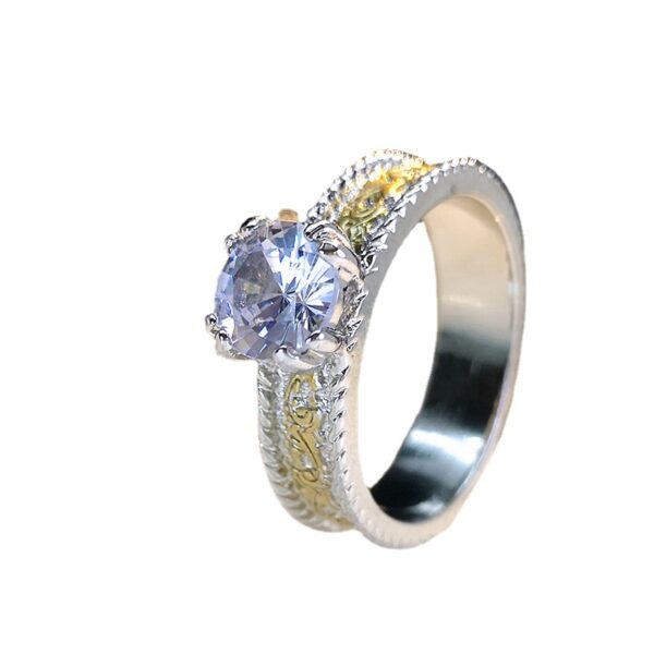 Wholesale Metal Two-Tone Diamond Ring