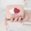 Wholesale PU Heart Shaped Coin Purse Keychain