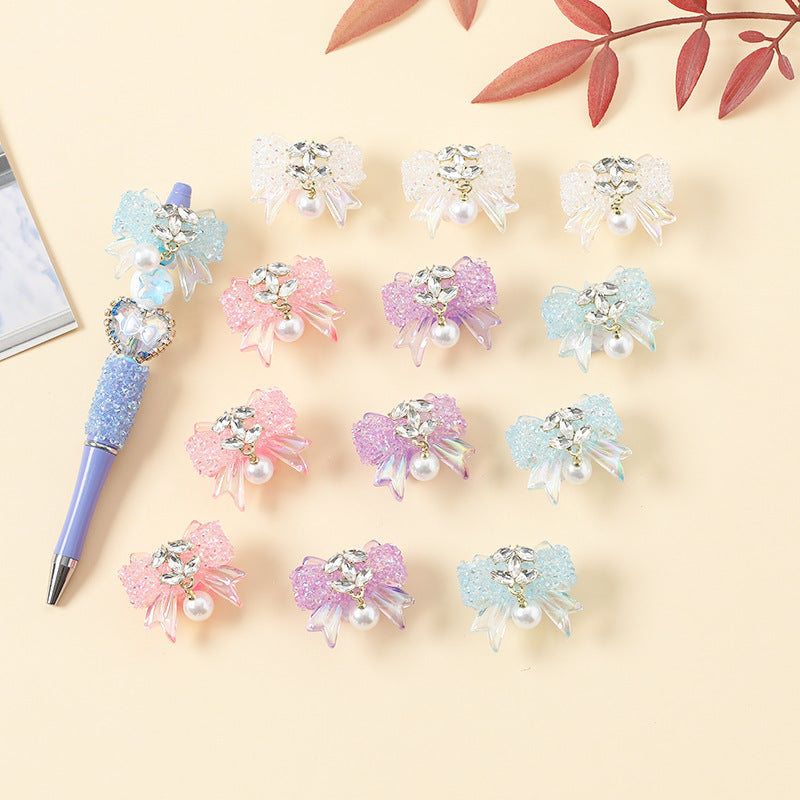 Wholesale Heavy Industry Small Style Cute Bow DIY Beads