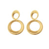 Wholesale Alloy Electroplated Drop-shaped Gourd Earrings
