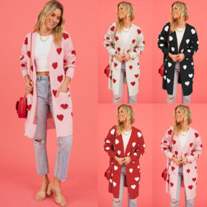 O1CN01XerYmK29NFCAiMmKk__4040548055-0-cib Wholesale Valentine's Day Heart Acrylic Cardigan