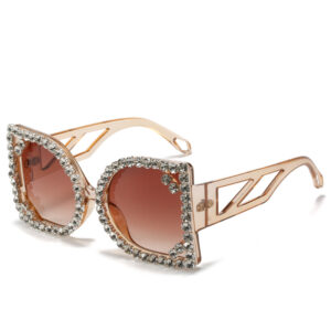 New / Champagne frame double tea pieces