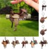 Wholesale Western Cowboy Saddle Acrylic Keychain