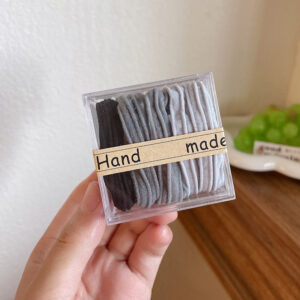 9656B gray-black hair ring 5 a box