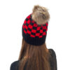 O1CN01Xip80n1OiVduWxoXy_2636301739-0-cib Wholesale Black and Red Plaid Fur Ball Wool Hat To Prevent Cold and Warm Knitted Hat