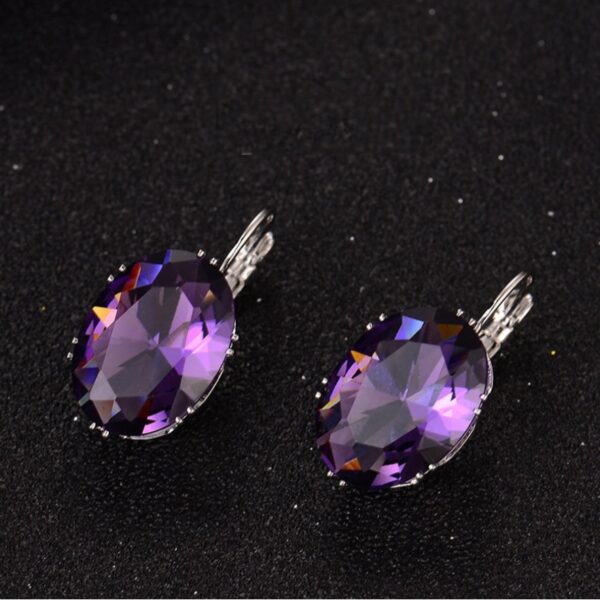 Wholesale Micropaved Square Diamond Zirconia Earrings