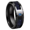Wholesale Zircon Inlaid Titanium Steel Ring