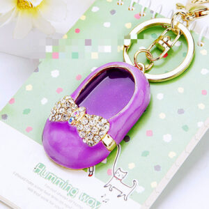 Bow Shoes Purple / Single OPP bag packaging
