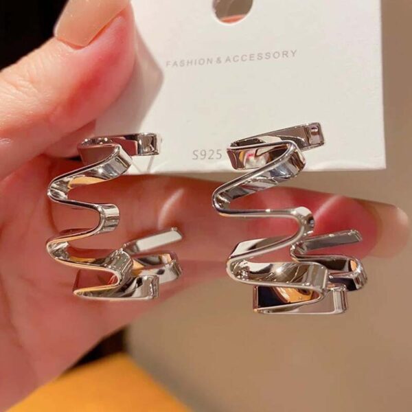 Wholesale Exaggerated Irregular Shaped Copper Earrings