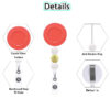O1CN01XrKn0H1YREnzUNXQq_2208484243055-0-cib Wholesale Colored ABS Belt Clip Silicone Bead Badge Scroll Extendable Keychain