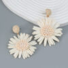 O1CN01XsB7El2II3CTrg4UH_2473019262-0-cib Wholesale Woven Flower Raffia Earrings