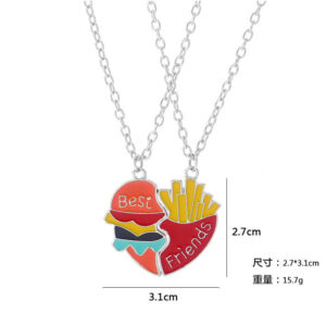 Burger Stitching Necklace