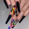 Wholesale Colorful Sheet Music Long Resin Nail Art