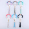 O1CN01XtQQPD1NrNf67ybjn_2214899881623-0-cib-2 Wholesale Silicone Beaded Tassel Wrist Keychain