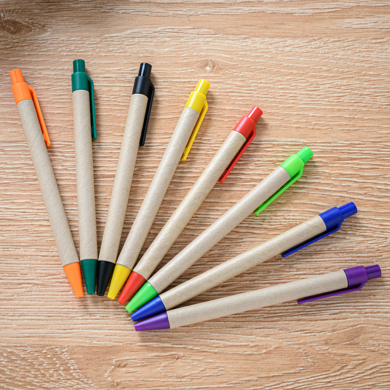 Wholesale Paper Tube Plastic Ballint Pens