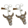 Wholesale Cartoon Animal Diamond Bull Keychain